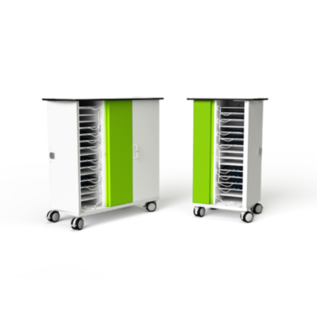 Zioxi 32 USB iPad/Tablet Charging Cart with Key Lock
