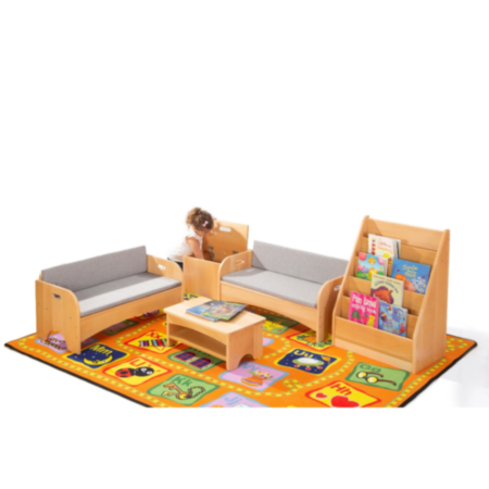 Early Years Zona Classroom Wooden Reading Sofa