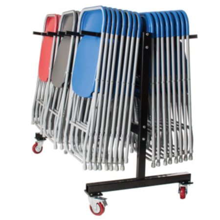 Zlite 60 x Straight Back Folding Chair &amp; Hanging Trolley Deal