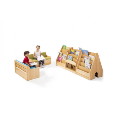 Zona Children&#039;s Wooden Single Sided Book Display 